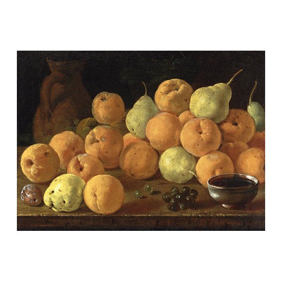Tableau -Nature morte aux pêches, poires et raisins-