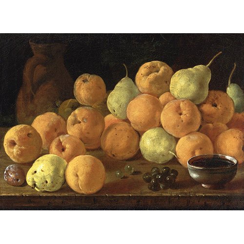 Tableau -Nature morte aux pêches, poires et raisins-