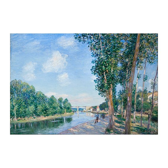 Tableau -  Saint-Mammès, Soleil de juin -