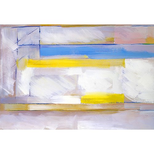 Tableau -Abstrait M-R-83-, E. Molsan