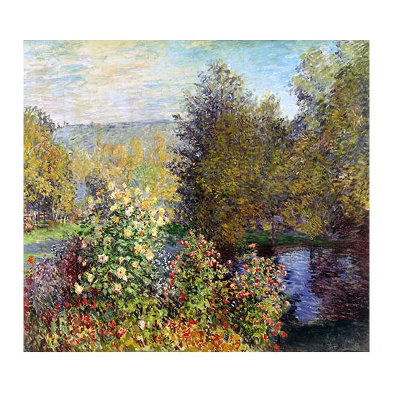 Tableau -Un coin de jardin à Montgeron-