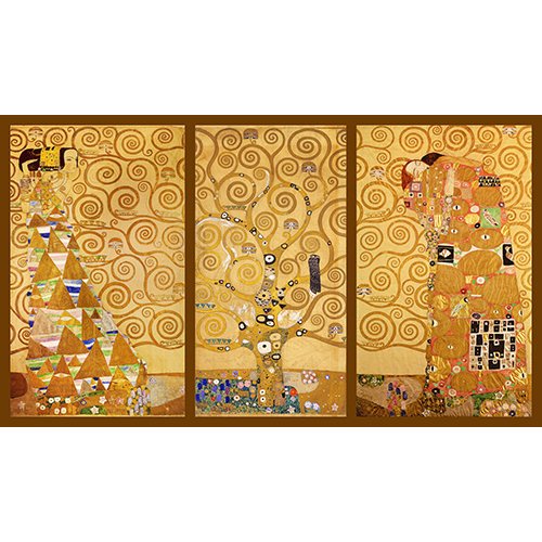 Tableau Salon - L'Arbre de vie (triptyque), Gustav Klimt
