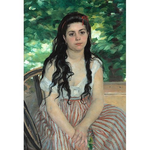 Tableau -En été - La bohémienne -, Pierre Auguste Renoir
