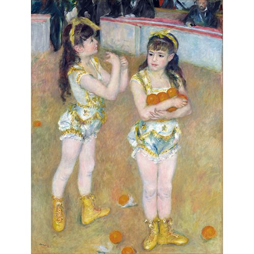 Tableau - Acrobates au Cirque Fernando également connu sous le nom de Francisca et Angelina Wartenberg, 1879-, Pierre Auguste Re