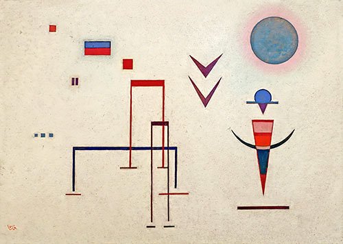 tableaux-abstraits - Tableau pour Chambre - Jocular sounds, 1929 - , Vassily Kandinsky - Kandinsky, Vassily