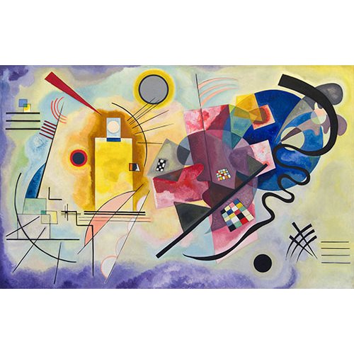 Tableau Abstraits - Jaune, Rouge, Bleu, Vassily Kandinsky