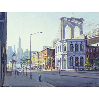 - Tableau -Brooklyn Bridge, New York (oil on canvas)-, Julian Barrow - Barrow, Julian