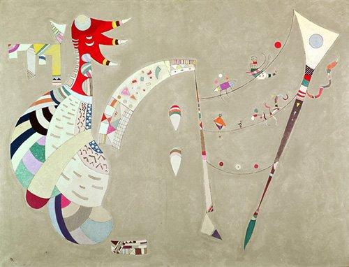 tableaux-abstraits - Tableau - Balanced, 1942 -, Vassily Kandinsky - Kandinsky, Vassily