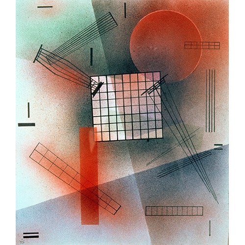 Tableau -Composition, 1928 (oil on canvas) -, Vassily Kandinsky