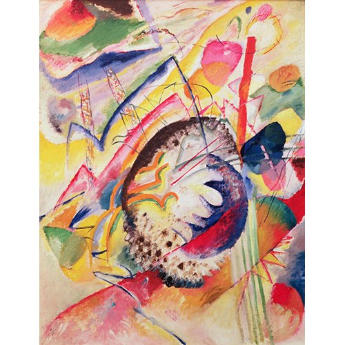 Tableau - Large Study, 1914 -, Vassily Kandinsky