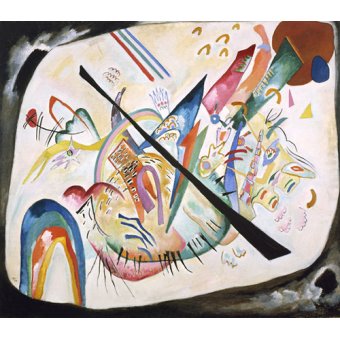  - Tableau - White oval, 1919 -, Vassily Kandinsky - Kandinsky, Vassily