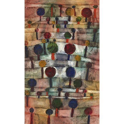 Tableau - Paysage d'arbres rythmiques, 1920 -, Paul Klee