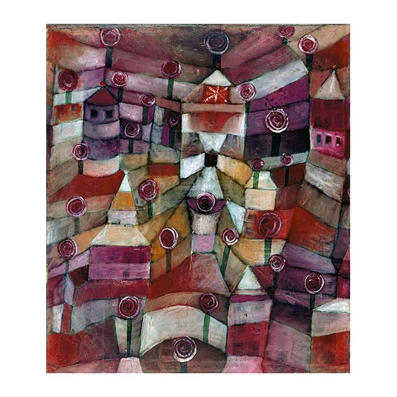 Tableau - Roseraie -