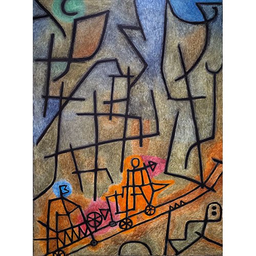 Tableau - Conquête de la montagne -, Paul Klee