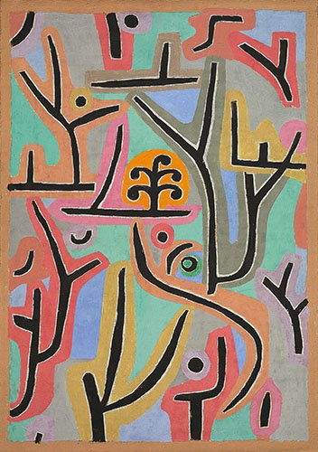 tableaux-abstraits - Tableau - Park bei Lu,1938 -, Paul Klee - Klee, Paul