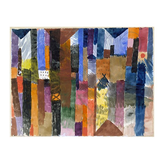 Tableau - Devant la ville -