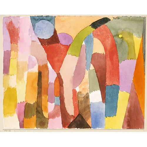 Tableau - Mouvement de la voûte -, Paul Klee