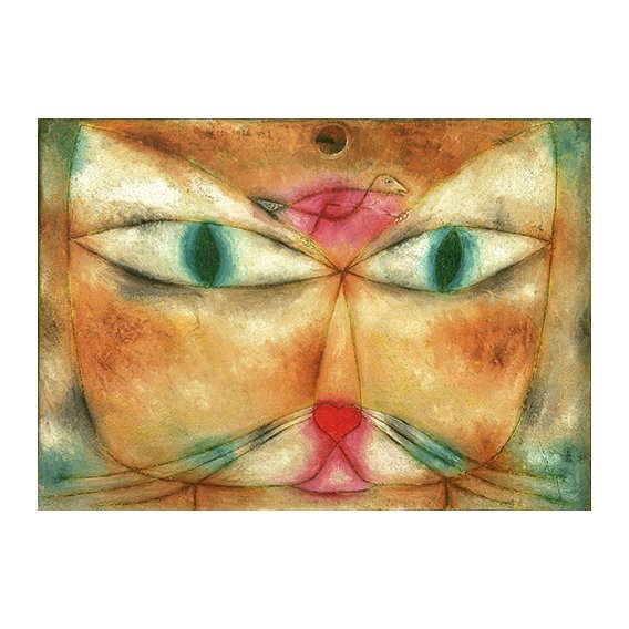 Tableau - Chat et oiseau -