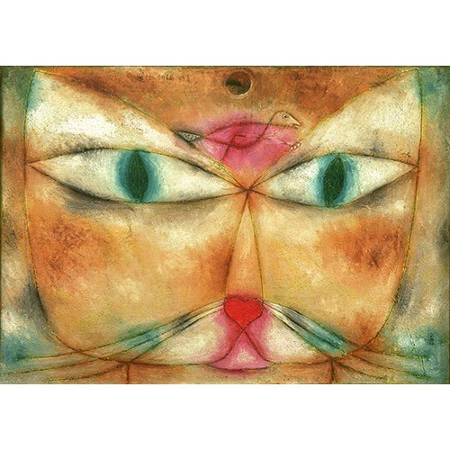 Tableau - Chat et oiseau -