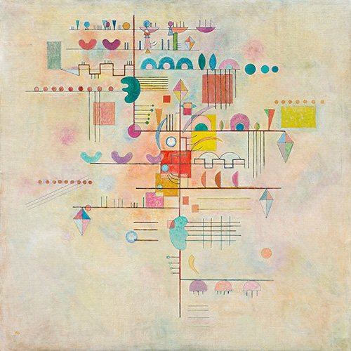 Tableau Abstraits - Gentle accent, 1934, Vassily Kandinsky