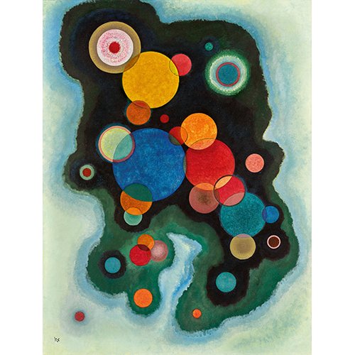 Tableau - Une impulsion plus profonde, 1928 -, Vassily Kandinsky