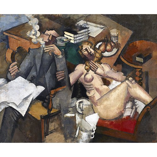 Tableau -Vie conjugale-, Roger de la Fresnaye