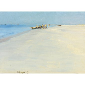  - Tableau -Pêcheurs sur la plage de Skagen-, Peder Severin Kroyer - Kroyer, Peder Severin