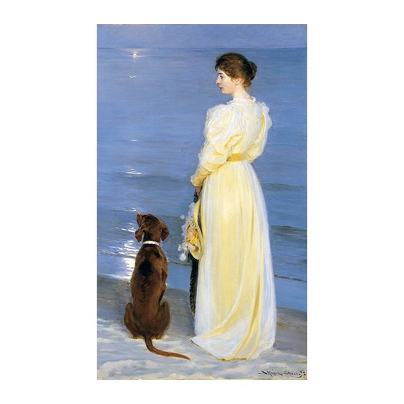 Tableau -Soirée d'été à Skagen-