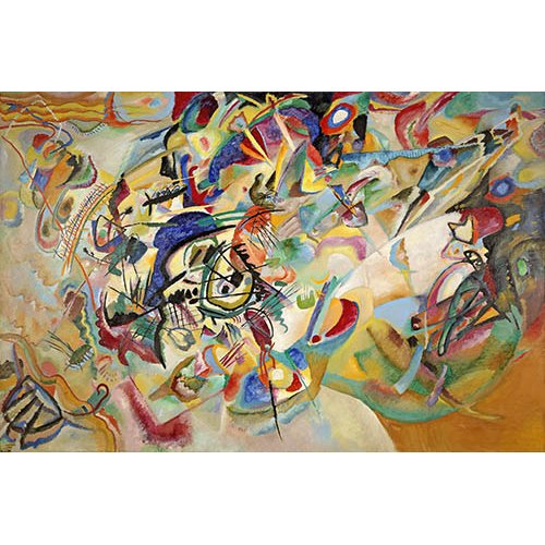 Tableau -Composition No. 7, 1913 (oil on canvas) -, Vassily Kandinsky