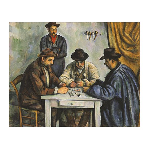 Tableau - Les Joueurs de cartes, 1892 -, Paul Cezanne