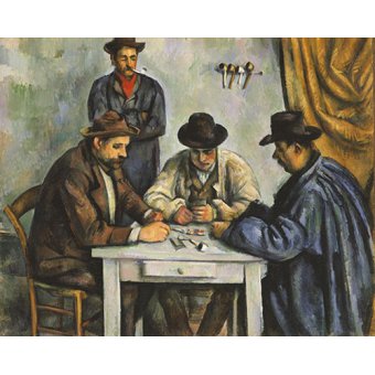  - Tableau - Les Joueurs de cartes, 1892 -, Paul Cezanne - Cezanne, Paul