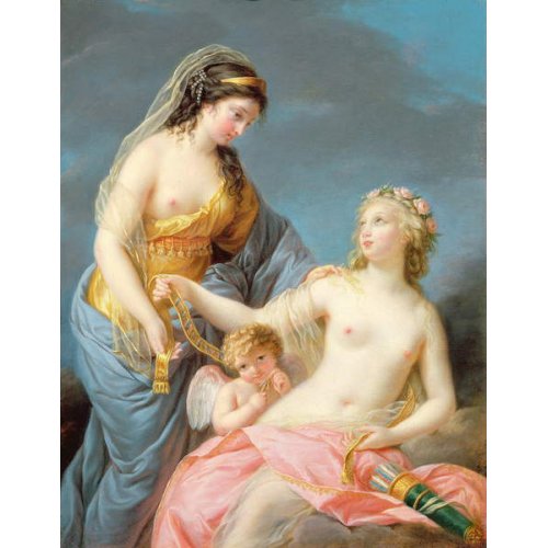 Tableau -Portrait d'Emma Hart en Sybille, - Élisabeth Louise Vigée-Le Brun