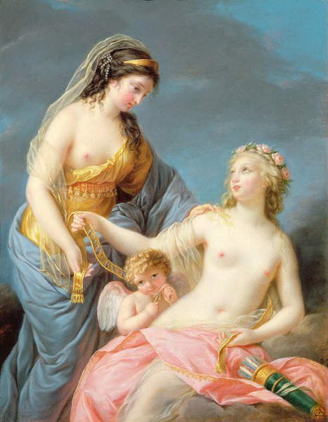 tableaux-pour-salon - Tableau -Portrait d'Emma Hart en Sybille, - Élisabeth Louise Vigée-Le Brun - Élisabeth Louise Vigée-Le Brun