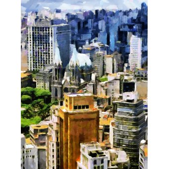 Tableaux de Paysages - Tableau -Moderno CFM10266 2, Celito Medeiros - Medeiros, Celito