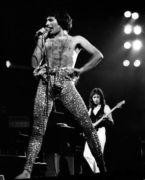 tableaux-photos - Tableau -Freddie MERCURY, chanteur du groupe rock Queen, lors d'un concert à Earl's Court - BRIDGEMAN IMAGES