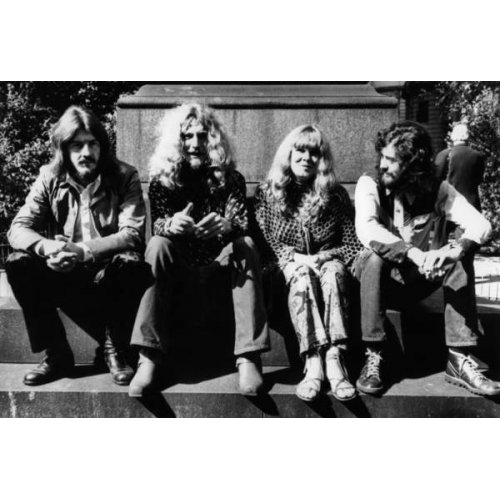 Tableau -Le groupe de rock anglais Led Zeppelin en 1970