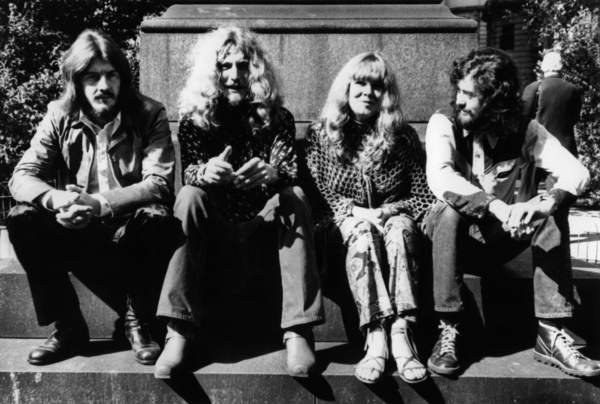 tableaux-photos - Tableau -Le groupe de rock anglais Led Zeppelin en 1970 - BRIDGEMAN IMAGES