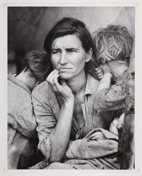 tableaux-photos - Mère migrante, Californie, février 1936 - BRIDGEMAN IMAGES