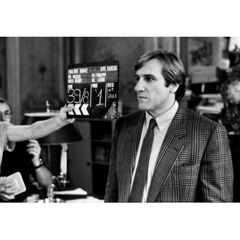 Tableaux Photos - Gerard Depardieu, Shooting of the film 'Rive droite-Rive Gauche' by philippe Labro, 1984 - BRIDGEMAN IMAGES
