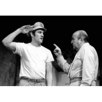 Tableaux Photos - Gérard Depardieu et Bernard Blier dans Play "Galapagos", Paris, 25 septembre 1971 - BRIDGEMAN IMAGES