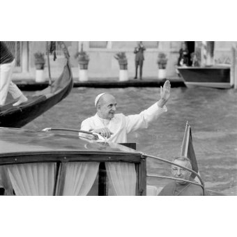 Tableaux Photos - Le pape Paolo (Paul) VI à Venise - 1972 - BRIDGEMAN IMAGES