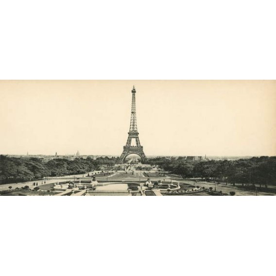 Paris, La Tour Eiffel et les Jardins du Champ-de-Mars