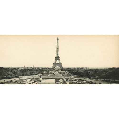 Paris, La Tour Eiffel et les Jardins du Champ-de-Mars