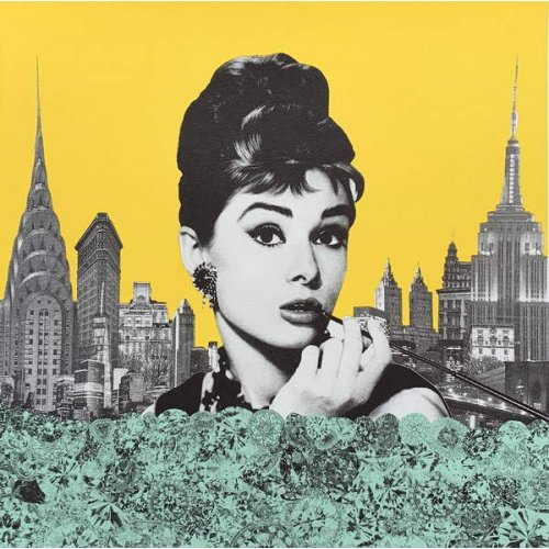 Audrey Hepburn, Avant le petit déjeuner II, 2021