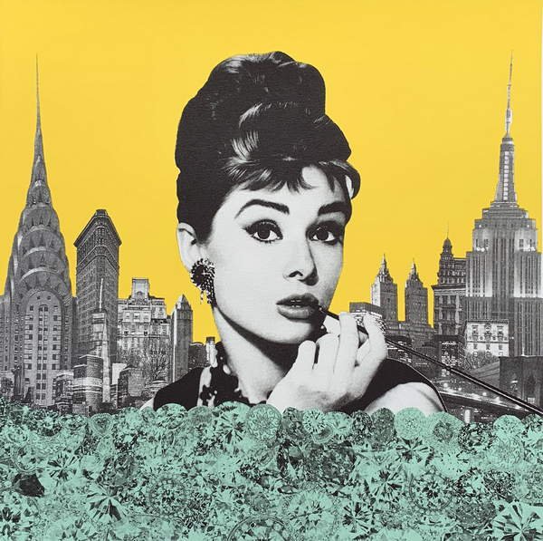tableaux-photos - Audrey Hepburn, Avant le petit déjeuner II, 2021 - BRIDGEMAN IMAGES