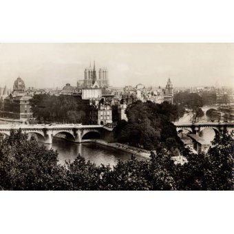 Tableaux Photos - Vue du Pont Neuf et de Notre Dame, Paris, 1890 - BRIDGEMAN IMAGES