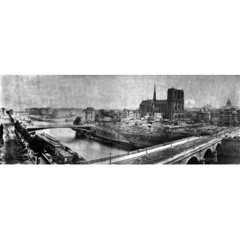 Tableaux Photos - Cathédrale Notre Dame de Paris 1839-1840 - BRIDGEMAN IMAGES