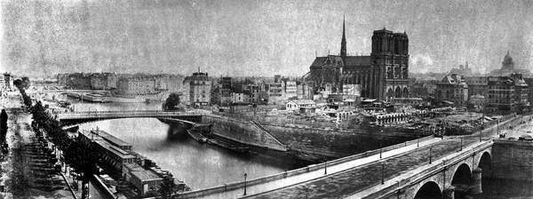 tableaux-photos - Cathédrale Notre Dame de Paris 1839-1840 - BRIDGEMAN IMAGES