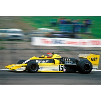 Tableaux Photos - Jean-Pierre Jabouille au volant d'une Renault RS01, 1977 - BRIDGEMAN IMAGES