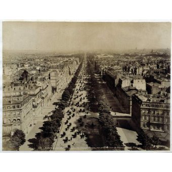 Tableaux Photos - Vue des Champs-Elysées - BRIDGEMAN IMAGES